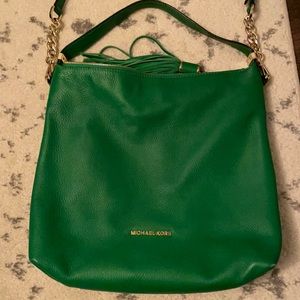 Michael Kors green purse
